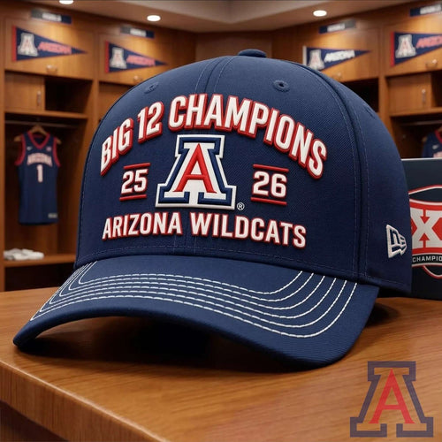 Arizona Wildcats Big 12 Champions 25 - 26 Cap