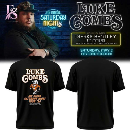 2026 Luke Combs x Tennessee Football T-Shirt