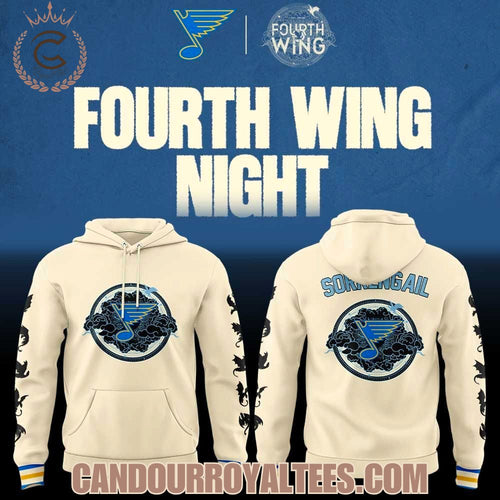 2026 Fourth Wings Night St. Louis Blues Hoodie