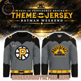 ’26 Providence Bruins x Batman Night Hockey Jersey