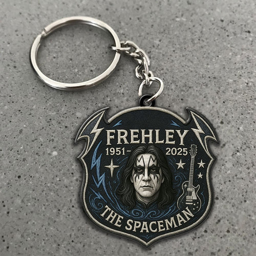 KISS x Ace Frehley Custom Shape 2-sided Keychain – MAITM13470