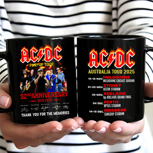 AC/DC Australia Tour 2025 Ceramic Mug – MAITM13894