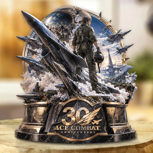 Ace Combat 30th Anniversary Custom Shape Acrylic Plaque – GNE9140