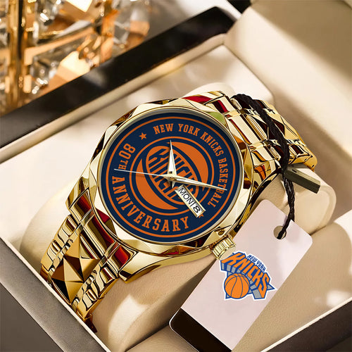 New York Knicks Logo 80th Anniversary 2026 Alloy Luxury Quartz Watch – GNE4637