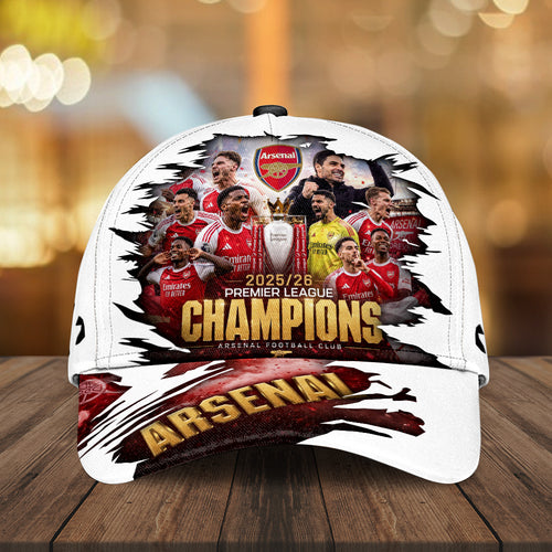 Arsenal FC Premier League Champions 25/26 Classic Cap – GNE6569