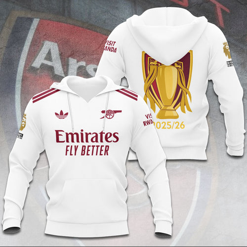 Arsenal FC Premier League Champions 25/26 3D Apparel – TANTN21961