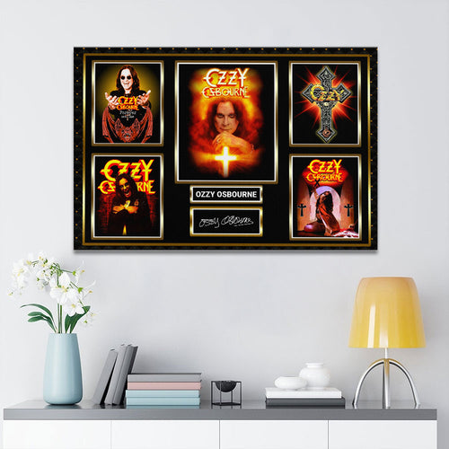 Black Sabbath x Ozzy Osbourne Rectangle Canvas With Inner Frame – HOATT 12133