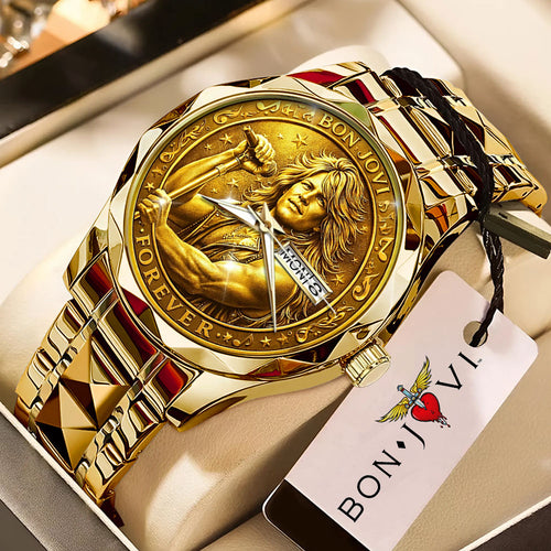 Bon Jovi Alloy Luxury Quartz Watch – MAITM14716