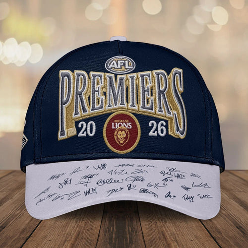 Brisbane Lions 2026 AFL Premiers Classic Cap – TMTHU9601