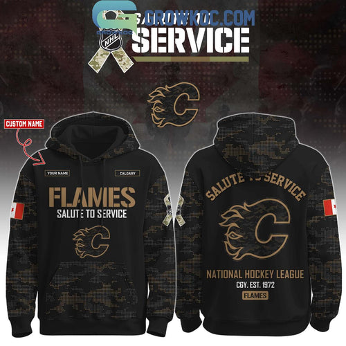 Calgary Flames Salute To Service Veterans Day Hoodie Shirt