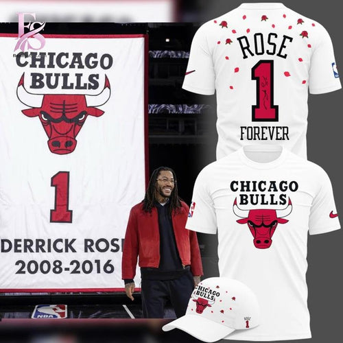 Chicago Bulls SIGNED D-Rose for fan 2026 Shirt