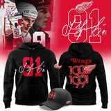 Detroit Red Wings 91 Sergei Fedorov Hoodie