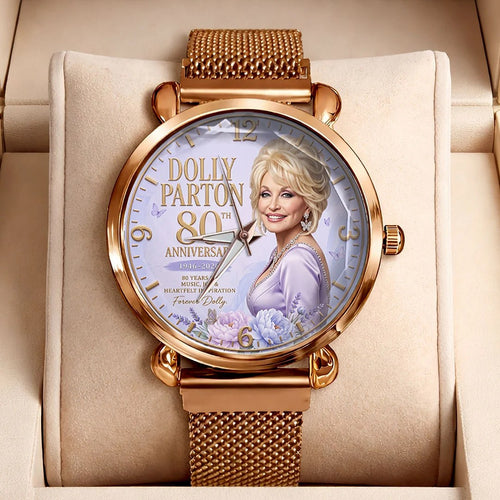 Dolly Parton Mesh Strap Quartz Watch – TMTHU8881