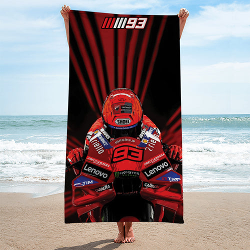 Ducati Lenovo Team x Marc Márquez Rectangle Beach Towel – TANTN 11550