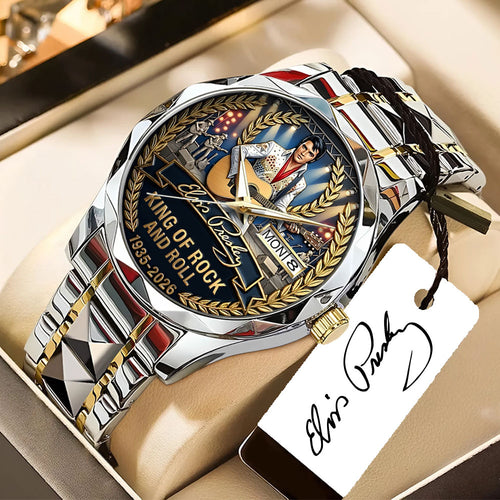 Elvis Presley Alloy Luxury Quartz Watch – TANTN20585