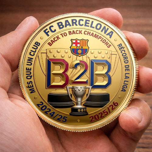 FC Barcelona LaLiga Winners 25/26 Commemorative Coin – TMTHU6034