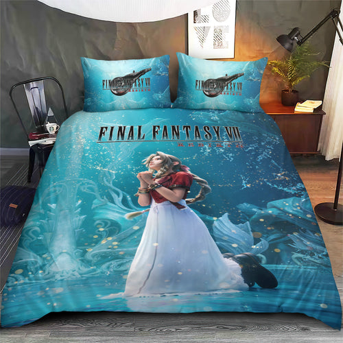 Final Fantasy VII Rebirth 3-Piece Duvet Bedding Set – GNE7931