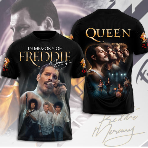 Freddie Mercury x Queen Band 3D Apparel – MAITM14214