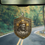 Christian Custom Shape 2-Side Printed Acrylic Car Ornament – TMTHU313