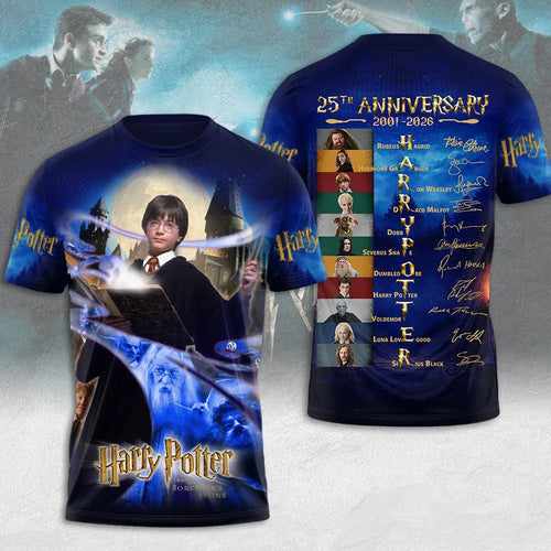 Harry Potter 25th Anniversary 3D Apparel – TMTHU9022
