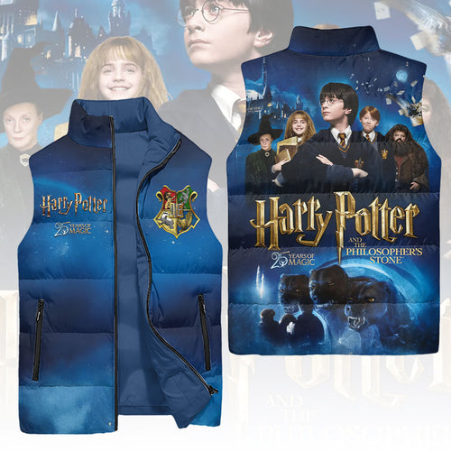 Harry Potter 25th Anniversary 3D Sleeveless Down Jacket – HOATT15204