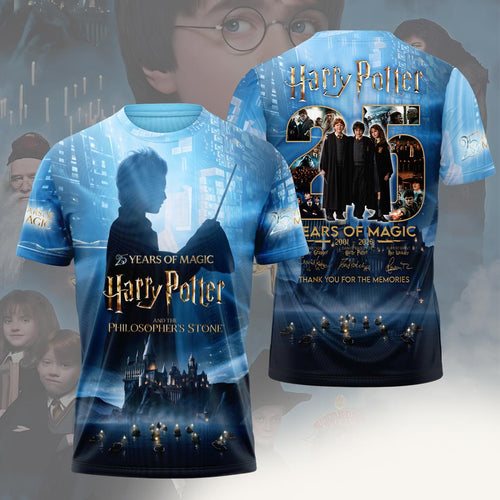 Harry Potter 25th Anniversary 3D Apparel – HOATT20347