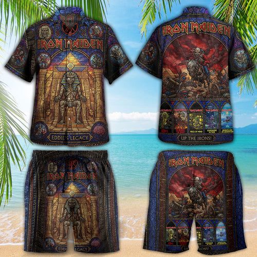 Iron Maiden 3D Hawaiian Apparel – TMTHU7802