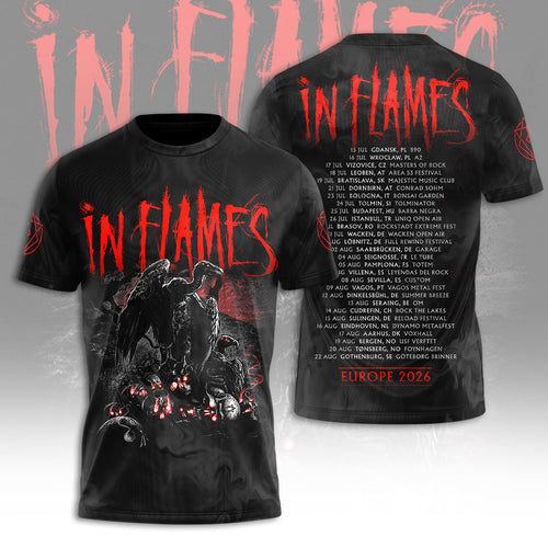 In Flames Tour 2026 3D Apparel β TANTN24351