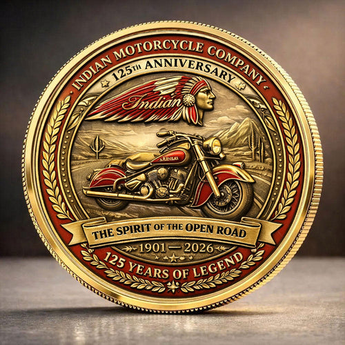 Indian Motorcycle 125th Anniversary Commemorative Coin – TANTN21658