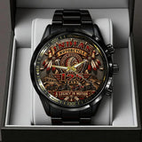 Indian Motorcycle 125th Anniversary Black Stainless Steel Watch – TMTHU9835