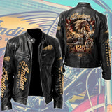 Indian Motorcycle 125th Anniversary Motorcycle Leather Jacket – TMTHU10045