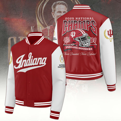 Indiana Hoosiers Football 2025 National Champions Varsity Jacket – TANTN20578