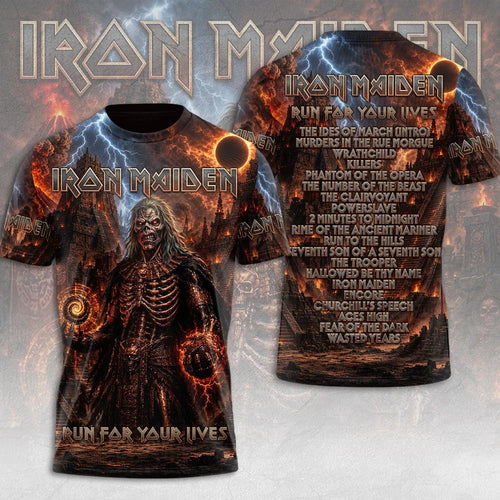 Iron Maiden 2026 World Tour 3D Apparel – TMTHU9397