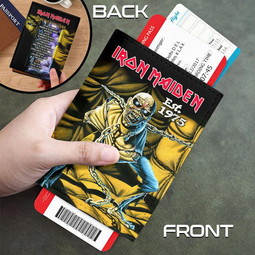 Iron Maiden 2026 World Tour Leather Passport Cover – HOATT18149