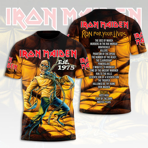 Iron Maiden 2026 World Tour 3D Apparel – HOATT16711