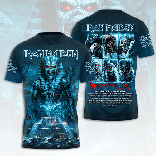 Iron Maiden 2026 World Tour 3D Apparel – HOATT17655