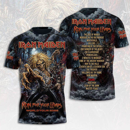 Iron Maiden 2026 World Tour 3D Apparel – HOATT19378
