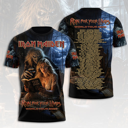 Iron Maiden 2026 World Tour 3D Apparel – HOATT19451