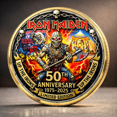 Iron Maiden 50th Anniversary Commemorative Coin – HOATT16768
