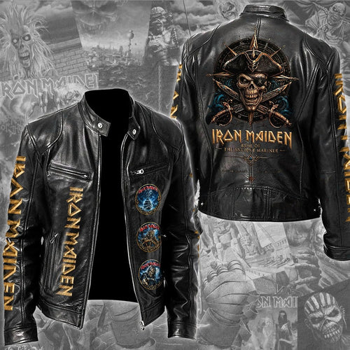 Iron Maiden Motorcycle Leather Jacket – TMTHU9961