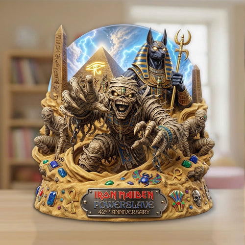 Iron Maiden: Powerslave 42nd Anniversary 2026 Custom Shape Acrylic Plaque – TMTHU6742