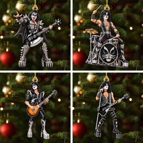 4PCS KISS Custom Shape 2-Side Printed Acrylic Ornament โ HOATT21653