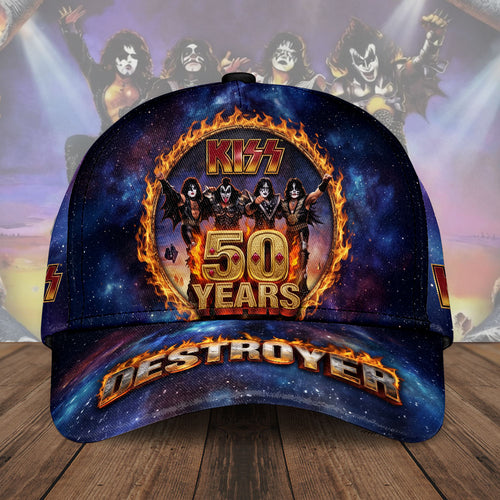 KISS Destroyer 50th Anniversary 2026 Classic Cap – TMTHU7087