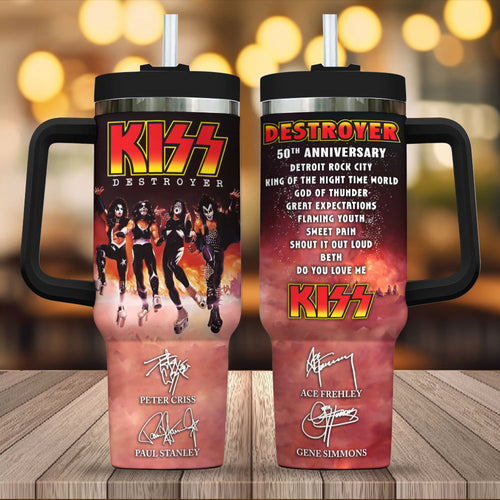 KISS Destroyer 50th Anniversary 2026 40oz Tumbler – TMTHU5150