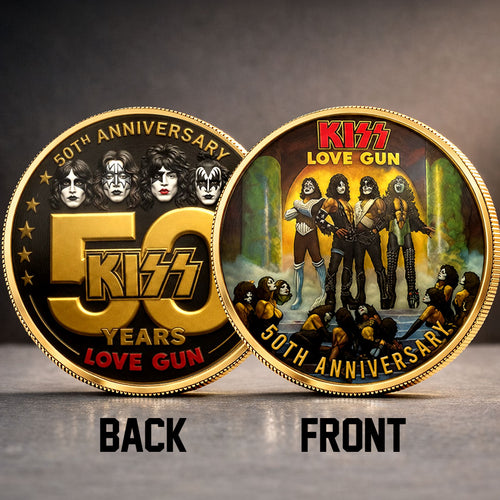 KISS Lovegun 50th Anniversary Commemorative Coin – TMTHU7232