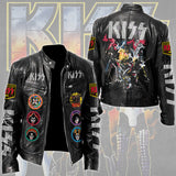KISS Motorcycle Leather Jacket – TMTHU7229