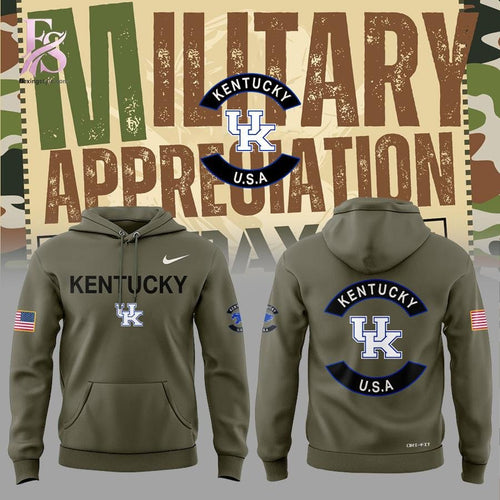 Kentucky Wildcats Military Appreciation 2026 Hoodie