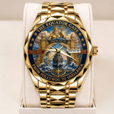 US Navy Crossing the Line Alloy Luxury Quartz Watch – TANTN24257