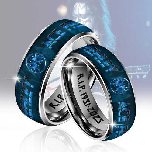 KISS x Ace Frehley Custom Alloy Ring – TANTN17578