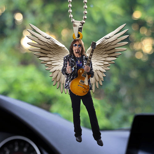 KISS x Ace Frehley Custom Shape 2-Side Printed Car Ornament – TANTN17614